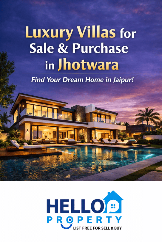 Luxury Villa for Sale and Purchase in Jhotwara – A Premium Living Experience with Hello Property